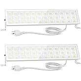 Onforu LED Shop Lights for Workshop,90W 10000lm LED Work Lights for Garage, 6500K Daylight White Ultra Bright Plug in Outdoor