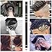 Razor Pen Kit for Hair Art, SYU Professinal DIY Hair Tattoo Tool for Hair Cut Design, Eyebrow Shaping, Beard Shaping. Included 10pcs Blades and 1pc Tweezer for Barber Hairdresser Women Man Home Salon