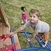 Swing-N-Slide NE 5040 Metal Arch Ladder with Multiple Configurations for Swing Sets, Play Sets & Playhouses, Blue & Red