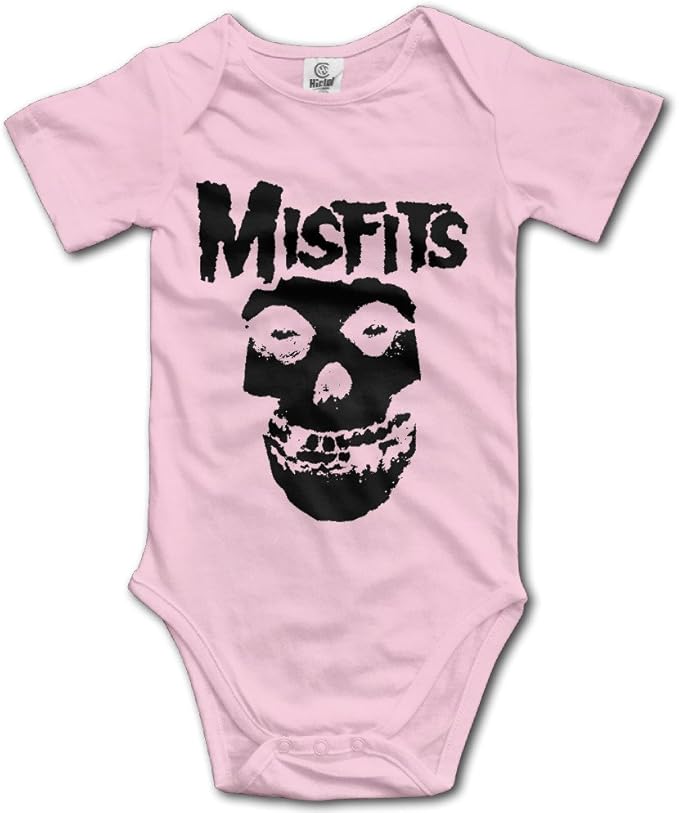 Misfits Punk Rock Band Fiend Skull Baby Onesie Newborn Baby