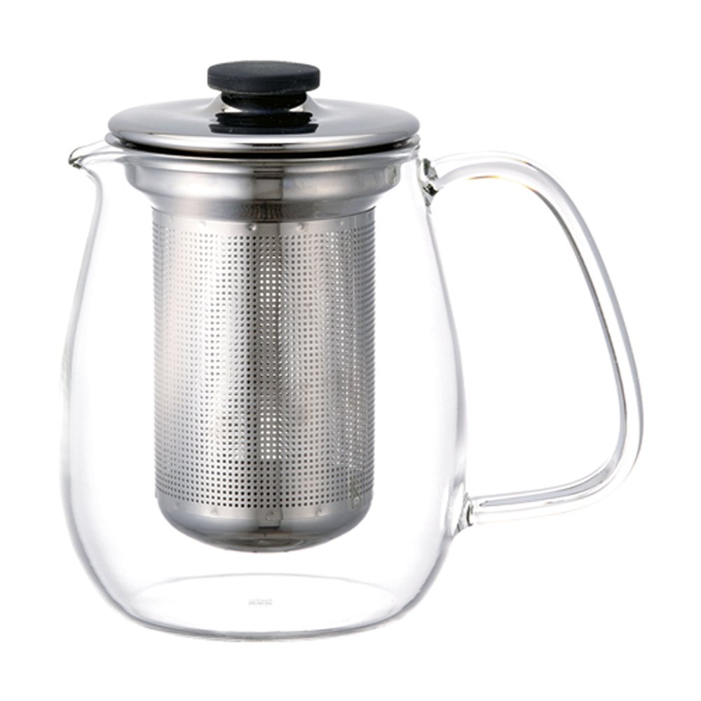 KINTO 8309 UNITEA 680ml Stainless Steel Teapot Dishwasher Safe Heat Resistant Glass