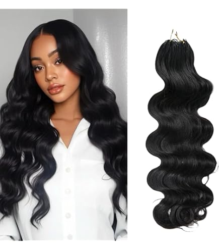Amazon.com: Body Wave Pre-Separated Crochet Hair Extensions  display picture 1