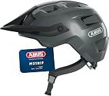 ABUS MoTrip MTB Helmet - Height-Adjustable Peak, Ponytail Fit, Unisex