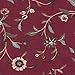 Ottomanson Ottohome Collection Floral Garden Design Modern Runner Rug with Non-Skid (Non-Slip) Rubber Backing (20
