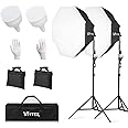 Skytex Softbox Lighting Kit 2Pack, 28in Octa Soft Box | 135W 5500K E27 Bulb Continuous Photography Lighting, Photo Studio Lights Equipment for Camera Shooting, Video Recording