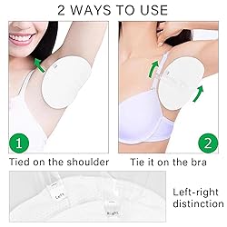FERCAISH Underarm Sweat Pads - 1 Pairs Reusable