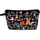 YULUENZE Pilates Makeup Bag In My Pilates Era Toiletry Zipper Pouch Organizer Accessories Birthday Gift for Coach Learners Women Friends