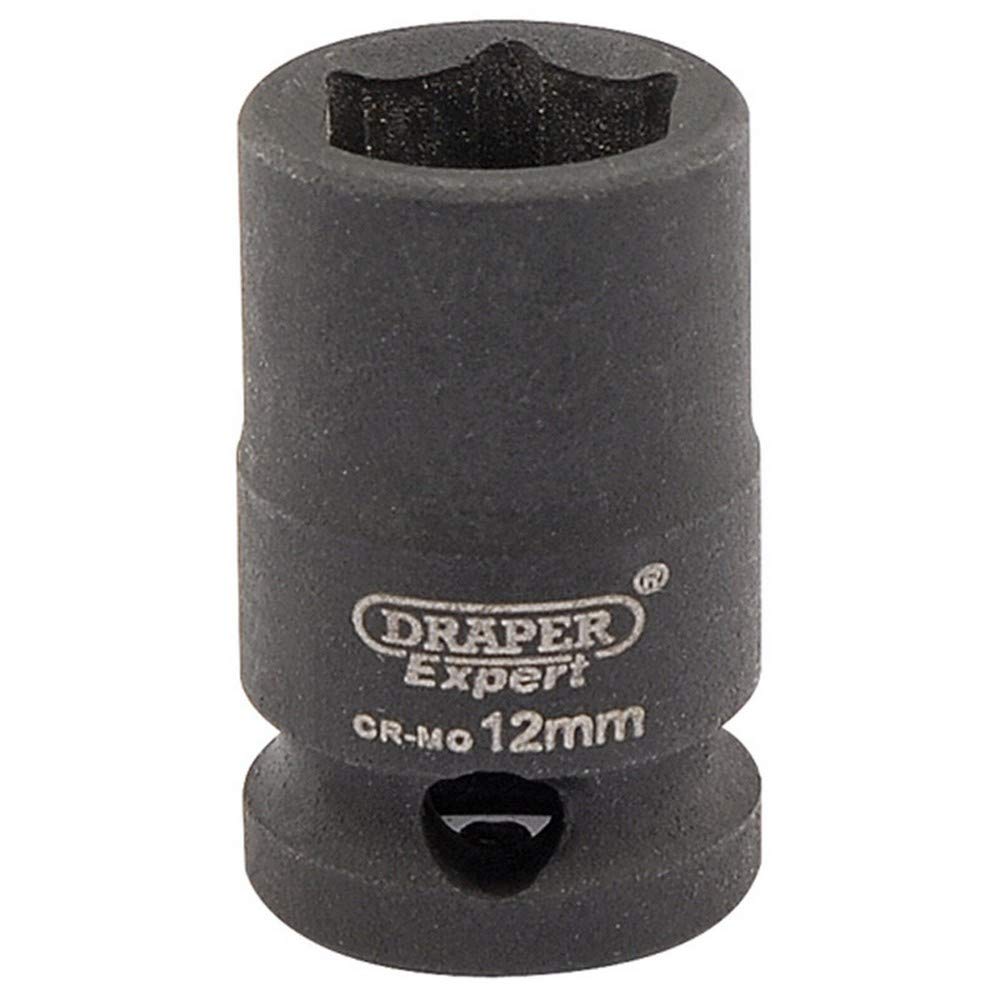 Draper 6871 3/8" Square Drive Hi-Torq 6 Point Impact Socket, 12 mm Size , Blue