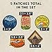 Asilda Store Embroidered Sew or Iron-on Patch (Adventure Set #1)