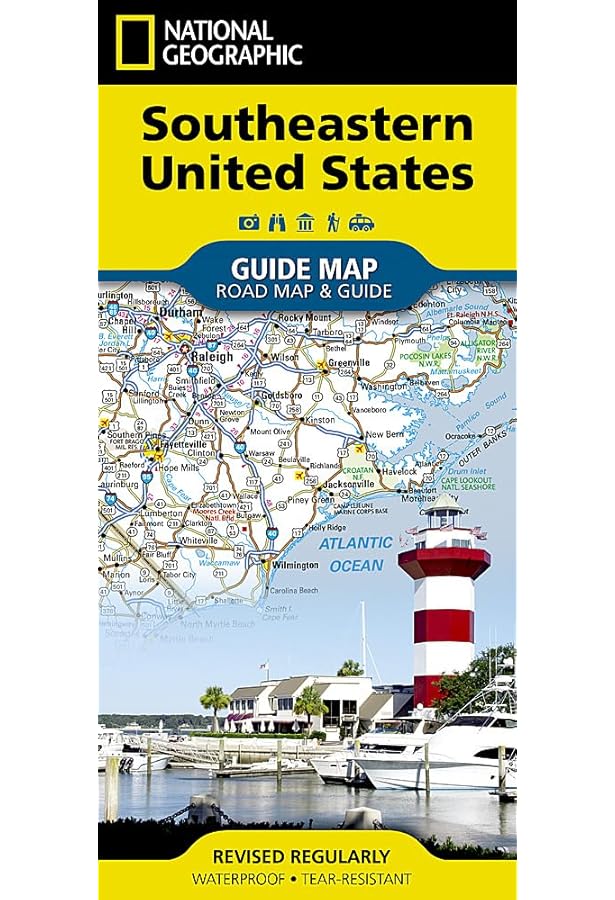 United States, Southeast Map (National Geographic Adventure Map