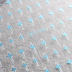SIMAYKUWA Nail Stickers - Blue Green Star