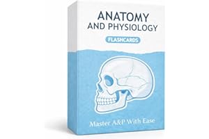 Anatomy and Physiology Flashcards - Double-Sided A&P Flash Cards for Nursing & Medical Students - Human Anatomy and Physiolog