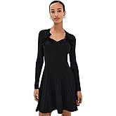 Shoshanna Womens Bow Knit Paris Dress