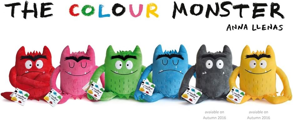 monstruos de colores peluches