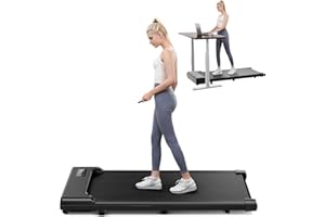 THAILE Walking Pad Treadmill with Handle Bar, 3 in 1 Folding Walking Pad, PortableTreadmill for Home Office with 330lbs Capacity, Bluetooth, App and Remote Control, 4/6mph