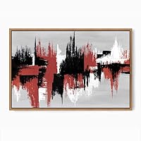 Framed Canvas Wall Art Colorful Abstract Canvas Prints Home Artwork Decoration for Living Room,Bedroom - 16x24 inches