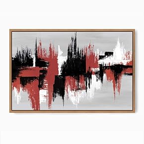 signwin Framed Canvas Wall Art Colorful Abstract Canvas...