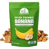 Mavuno Harvest Organic Banana Chips - No Sugar Added - 1 lb Resealable Bag | Natural &amp; Preservative Free - No Sulfur Added - Gluten Free - Perfect for Smoothies, Trail Mix, Baking &amp; Granola
