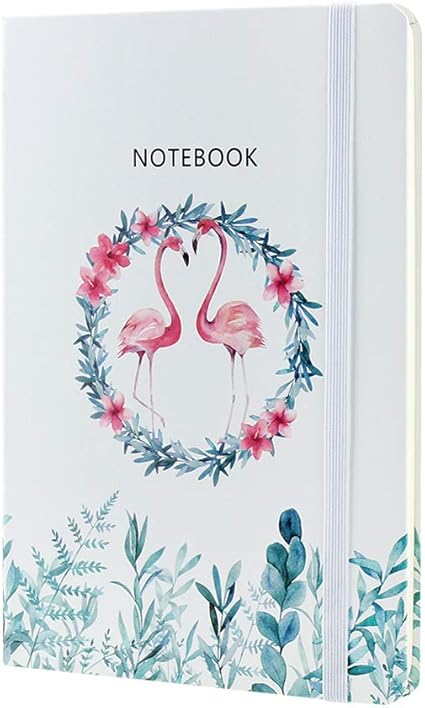 Veesun A5 Carnet Avec Elastique Hardcover Cahier Notebook Agenda Bullet Journal De Voyage Bloc Notes Carnet De Notes Calepin 192 Pages Lignees Flamant 02 Amazon Fr Fournitures De Bureau