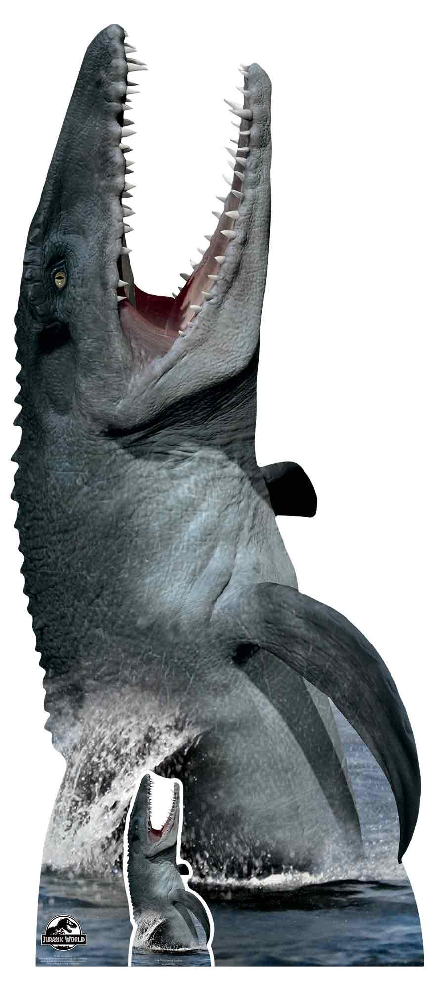 Star Cutouts SC1293 Mosasaurus Dinosaur Cardboard Cutout – Ideal for Jurassic Park Parties, Birthdays, Fans & Events