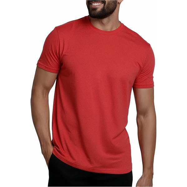 Jerzees Men's DRI-POWER Active T-Shirt - Moisture Wicking Crew Neck Tee, Classic Pink (4X) - View #6