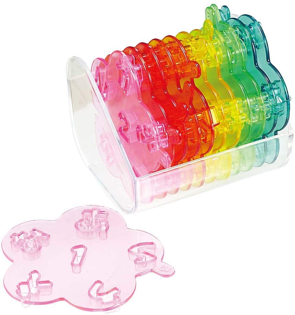 Ernest A-75606 Character Valve (Goods), Letter (Nori / Ham / Cheese), Easy Die Cutter, Tanoshi Mail, A Brand Used by Major Restaurants