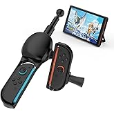EJGAME Fishing Rod Compatible with Nintendo Switch 2(2025),Fishing Game Kit for Switch 2 Legendary Fishing/Fishing Star World Tour/The Strike - Championship Edition