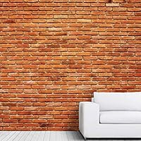 Wall Mural Brick Wall Removable Self-Adhesive Wallpaper Wall Decoration for Bedroom Living Room - 66x96 inches