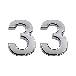 2.75 Inch Adhesive House Numbers, Mailbox