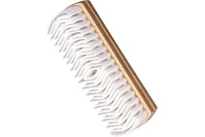 Suede Shoes Brush Eraser, Durable Suede Cleaning Brush Shoe Cleaner Tool with Raw Rubber Bristles and Beech Wood Handle for B