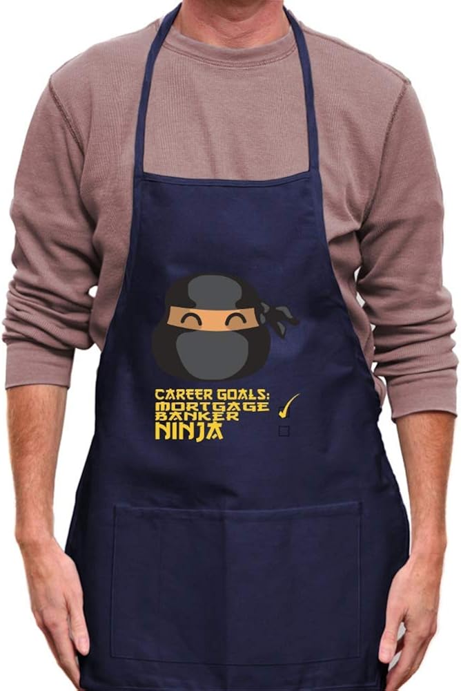 Best Aprons Mortgage Banker By Day Ninja