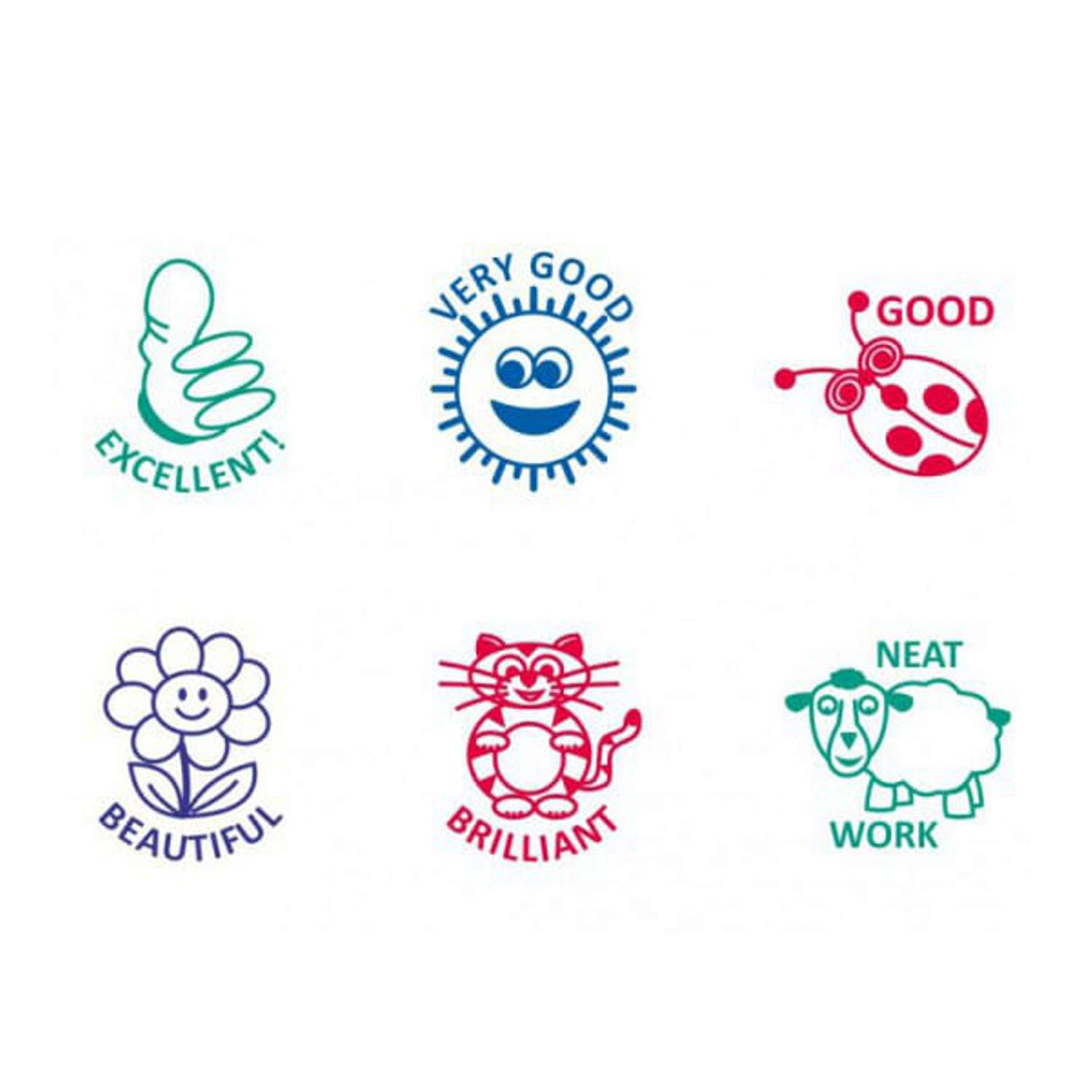 Trodat Classmates Motivational And Reward Teacher Stamps Set