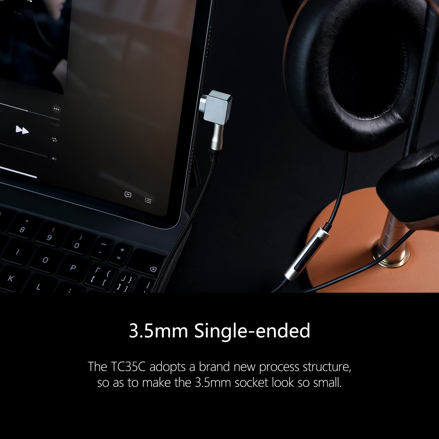 DD ddHiFi TC35C USB-C/Type-C to 3.5mm High Fidelity Headphone Jack Adapter, Audio Converter for Earphones/Headphones