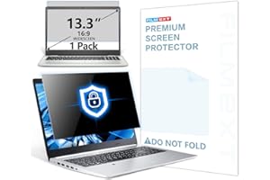 FILMEXT Laptop Privacy Screen 13.3", Privacy Screen Filter for Laptop 13.3" Asus/ 13.3" Acer/13.3 HP/Dell/Toshiba 16:9, Anti-Spy,Anti-Glare,Blocks 99% UV & Blue Light -Matte Privacy Screen Protector