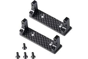 YIJIALINK 2-Pack Aluminum Alloy Servo Mounts Fixed Holder Bracket for 1/10 Axial Wraith 90048 RR10 RC Crawler Car