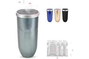 SZEOF Car Trash Can with Lid 2 Pieces, Cup Holder Automotive Trash Can with 3 Fragrance Tablets, Vehicle Trash Bin Press to Open Mini Garbage Bin for Car Door,Home, Office, Bedroom, Indigo