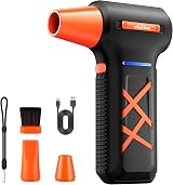 WHATOOK Electric Air Duster 250000 RPM Cordless Mini Blower 3 Speed 270 Min