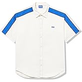 HUGO Men's Small Logo Short Sleeve Button Down Shirt