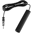 AEDIKO Car Antenna FM AM Radio Antenna Adhesive Mount Hidden Patch Antenna for Vehicle Truck SUV Stereo in Dash Head Unit Audio HD Radio Tuner Amplifier