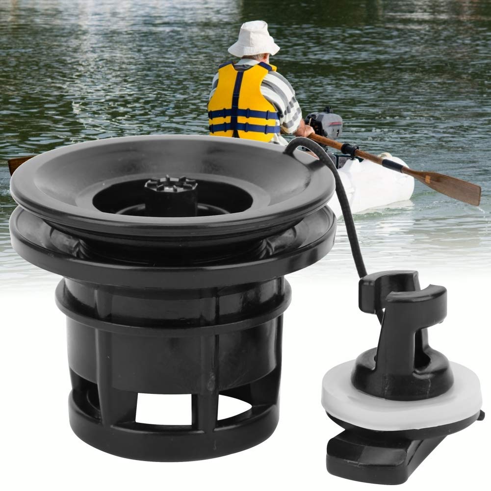 Jadeshay Air Valve Kayak Air Valve Secure Air Valve Cap for Inflatable Boat Raft Paddle Surfboard Airbed Ding