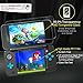 ILLUMISHIELD Glass Screen Protector Compatible with Nintendo 2DS XL (2 Top Glass + 2 Bottom PET Covers) Anti-Scrach, Case Friendly and No-Bubble Clear Tempered Glass