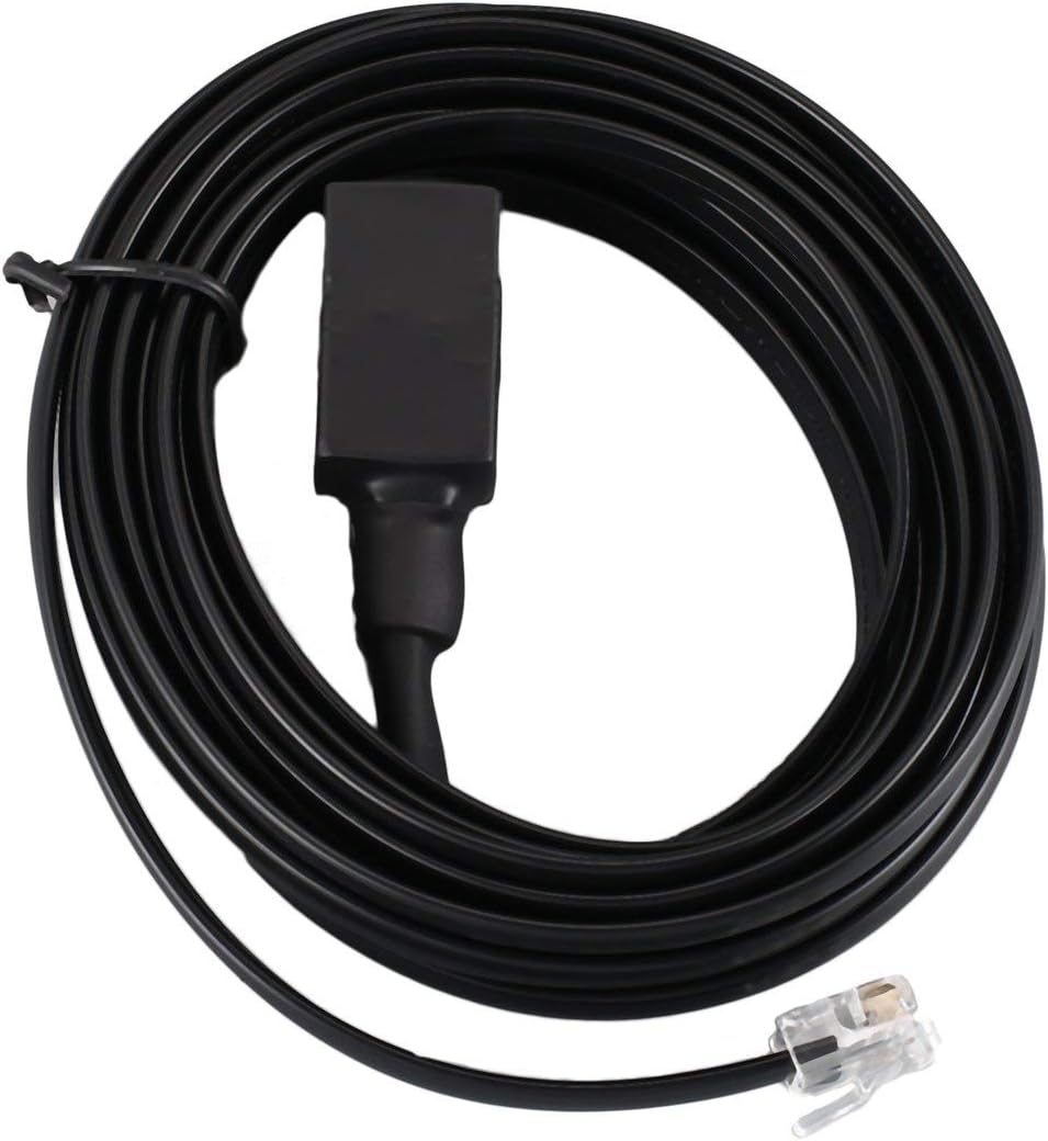 anglebless 6-Pin Removable Separation Handheld Mic Extension Cable Cord for Yaesu FTM-100DR FTM-400DR FTM-400XDR 400DE 3200DR Radio C008