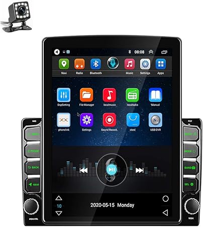 Amazon Com Double Din Car Stereo Android Head Unit 9 7 Inch Car Radio With Gps Car Entertainment Multimedia Player Fm Radio Wifi Bluetooth Tethering Internet Dual Usb Input Backup Camera Gps Navigation