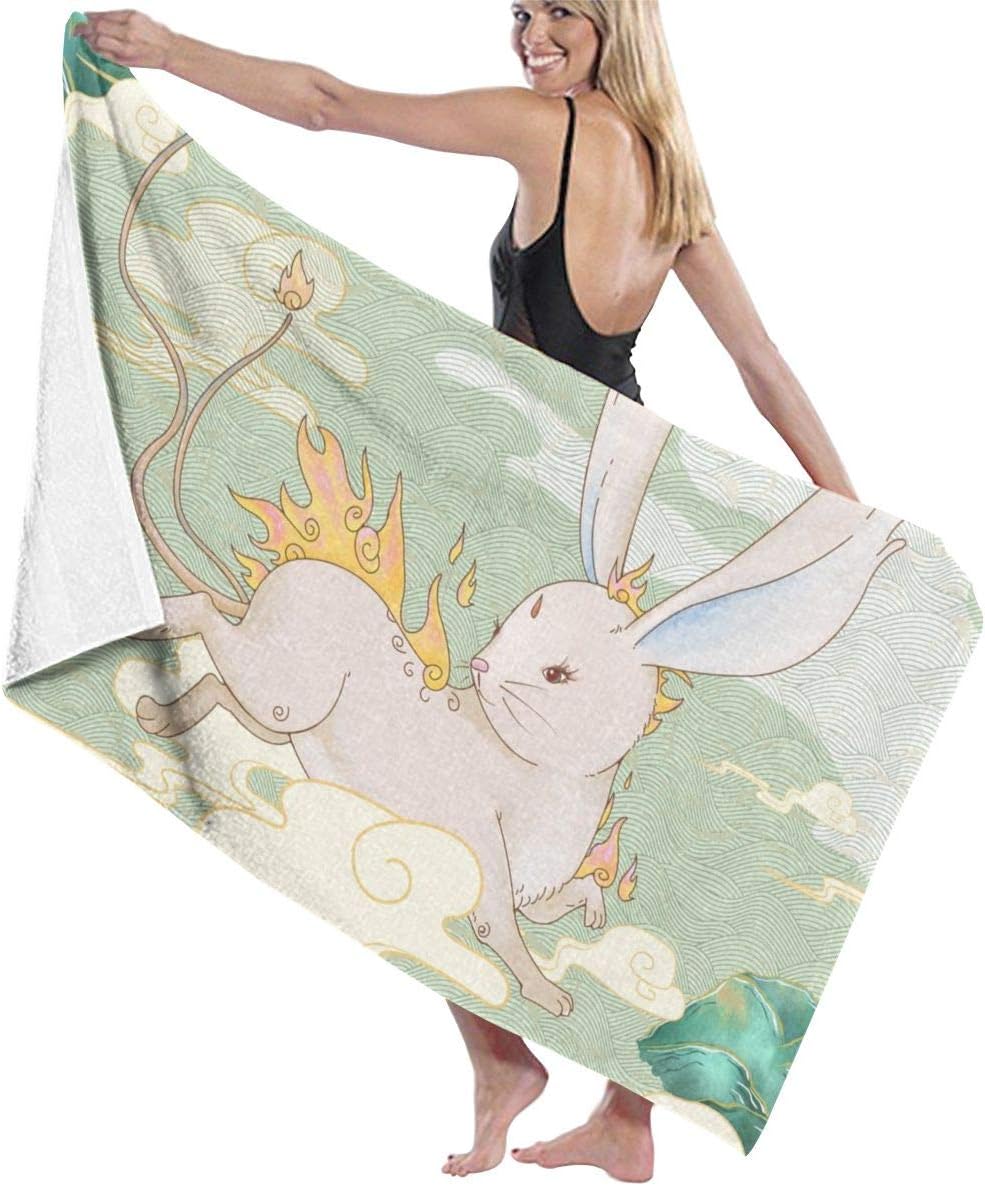 Flying Rabbit Bath Towel School Warm Towels Blanket 52×