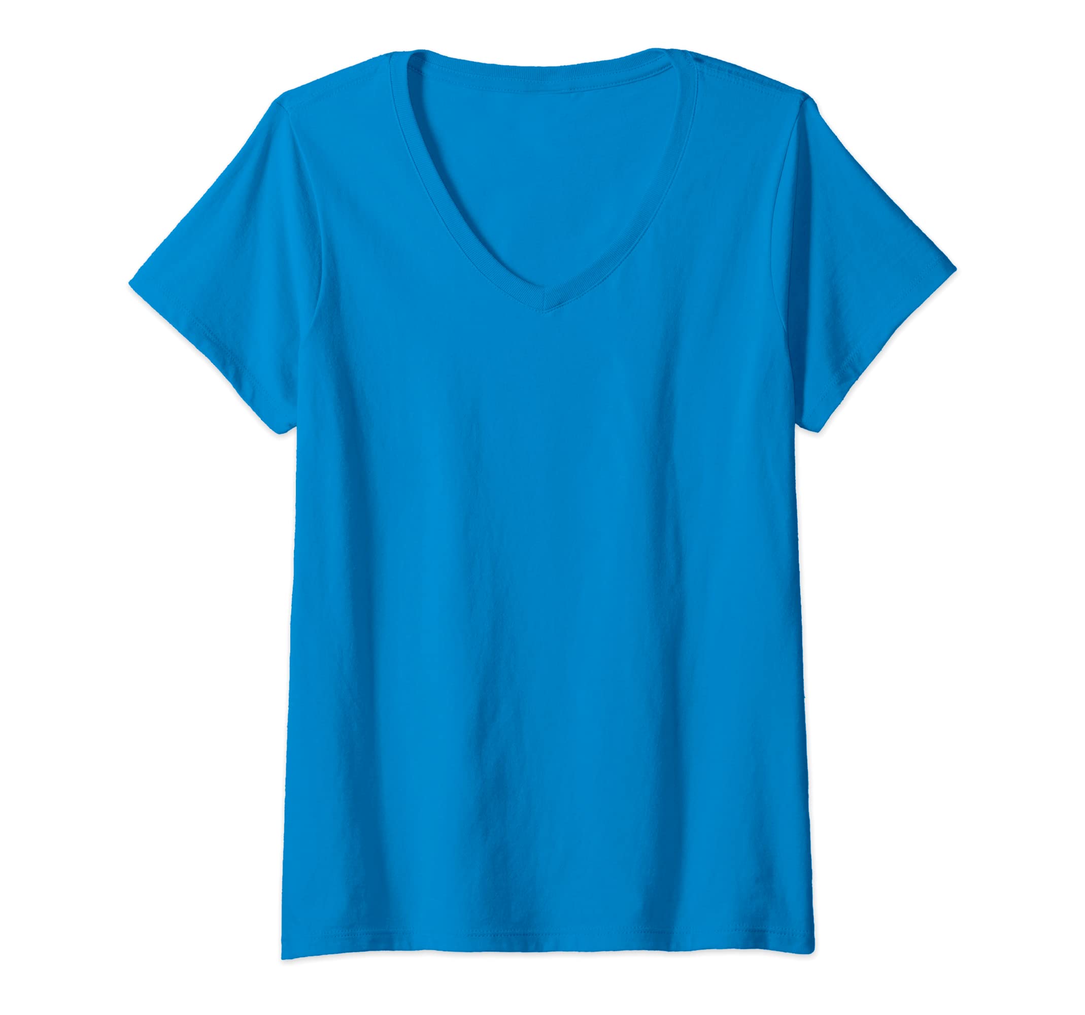 Photo 1 of ***Reference photo *****Orca Blank Sapphire Blue V-Neck T-Shirt for Women - Medium, Cotton, Short Sleeve M