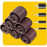 28-Piece Sanding Drum and Sleeve Kit for Drill - 2-Inch Length - Assorted Grits - Diameters of 1/2 in, 3/4 in, 1 in, and 1-1/2 inches