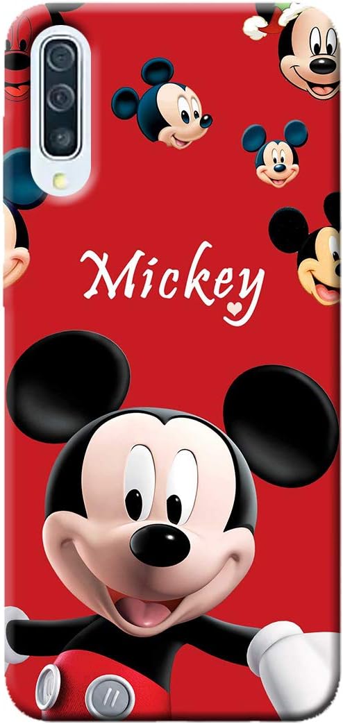 Frogbull Mickey Cartoon Character Print Designer Printed Soft Silicone Mobile Back Case Cover for Samsung Galaxy A50