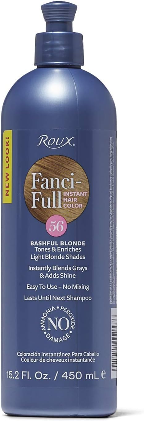 ROUX Fanci-Full Rinse Temporary Hair Color Bashful Blonde 15 oz (Model