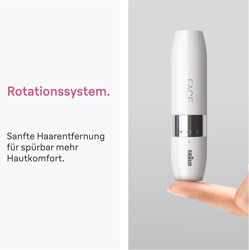 Face Mini-Haarentferner Damen, Haarentfernung, FS1005, Weiß