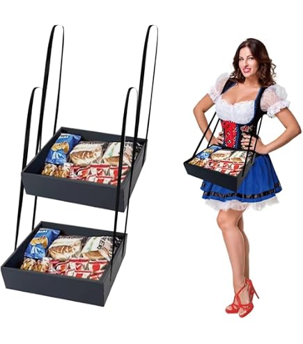 Amazon.com: Beistle Cigarette Girl Party Tray Vintage-Style Cardstock Snack  Holder with Black Ribbon Straps for Roaring 20s Costumes Gatsby Parties  Movie Nights and Themed Events 4” x 11” x 13” : Industrial